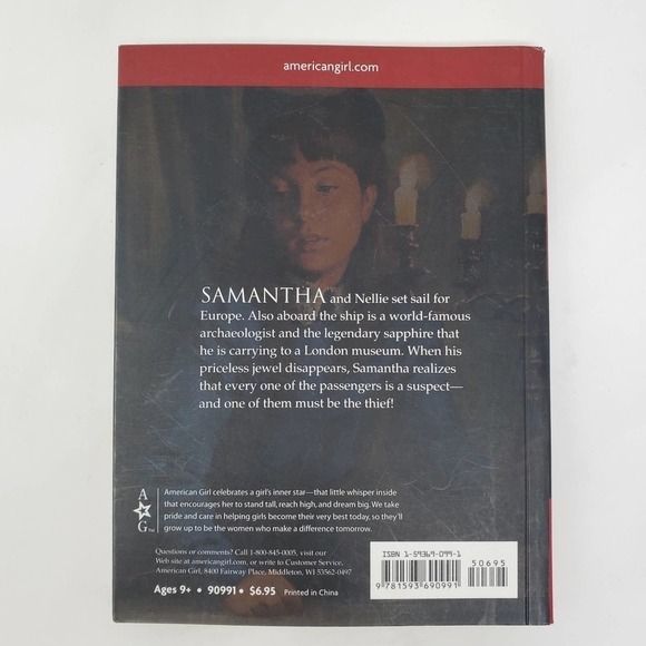American Girl A Samantha Mystery The Stolen Sapphire Book Lot of 2 - Picture 5 of 7